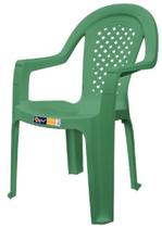 Cadeira verde plastica