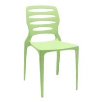 Cadeira Ville Polipropileno Verde Plaxmetal