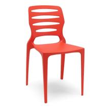 Cadeira Ville Polipropileno Vermelho Plaxmetal