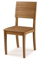 Cadeira Vinci Amendoa Encosto Ripado 90cm - 59712