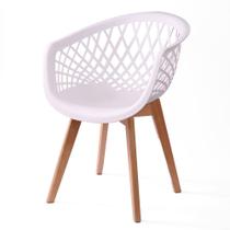 Cadeira Web Wood Branca Empório Tiffany