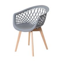 Cadeira Web Wood Cx 1 Cinza brasão Cadeira Web Wood Cx 1 Cinza brasão