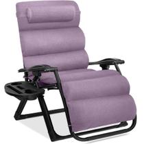 Cadeira Zero Gravity Best Choice Products Oversized Lavender