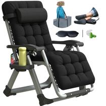 Cadeira Zero Gravity YOMIFUN Oversize XL Lounge preta