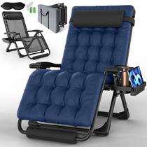 Cadeira Zero Gravity YOMIFUN Oversized XXL 33 polegadas com máximo de 500 libras