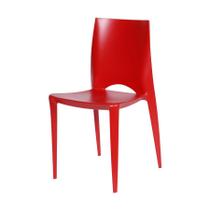 Cadeira Zoe em Polipropileno Vermelha