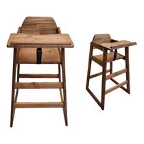 Cadeirão Bebê Alimentação Cadeira Infantil Madeira Refeição Criança Papa Bandeja Resistente Papinha