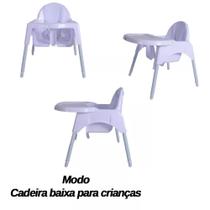 Cadeirão De Alimentação Cadeira Refeição Compacta Papa Branca - Baby Style Cadeirão De Alimentação Cadeira Refeição Compacta Papa Branca - Baby Style