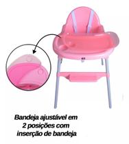 Cadeirão De Alimentação Cadeira Refeição Compacta Papa Rosa Baby Style