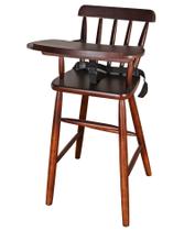 Cadeirão Infantil em Madeira cor Tabaco 93cm - 50377 Cadeirão Infantil em Madeira cor Tabaco 93cm - 50377