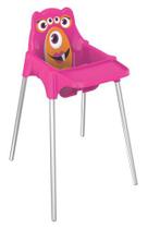 Cadeirao Infantil Refeicao Monster Rosa Tramontina 92372060