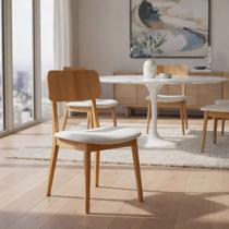 Cadeiras com Encosto Curvado - Caís- Gold Salas