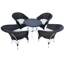 Cadeiras com Mesa, Alumínio Fibra Área Externa Jardim Varanda Piscina