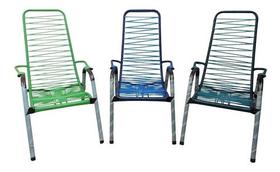 Cadeiras De Area Varanda Fio Kit Com 03 Diversas Cores - De A-Z Móveis