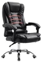 Cadeiras De Escritório Presidente Com Massagem Cor Preto Material do estofamento material sintético - Racer X