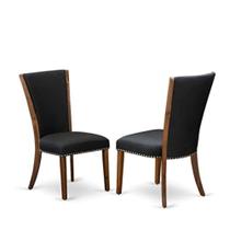 Cadeiras de jantar East West Furniture VEP8T24, linho preto, 2 unidades Cadeiras de jantar East West Furniture VEP8T24, linho preto, 2 unidades
