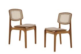 Cadeiras de Madeira Maciça com Telinha - Turquia Premium - Espresso Móveis