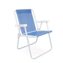 Cadeiras de Praia Aço Mor Sannet Conforto Elevado Azul