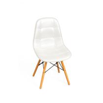 Cadeiras Eames Botonê Estofada Base de Madeira Cadeiras Eames Botonê Estofada Base de Madeira