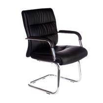 Cadeiras Fixa Interlocutor Estofada Premium Luxo W50a Preta