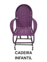 Cadeiras infantil com 2 molas fibra sala quarto ária terraço jardim