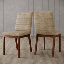 Cadeiras Kit 2 Cadeiras Elena Creme/Nature - Henn