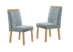 Cadeiras para Mesa de Jantar Estofada - Andria - Art Salas