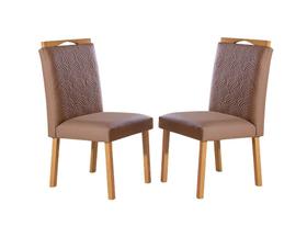 Cadeiras para Mesa de Jantar Estofada - Ravena - Art Salas