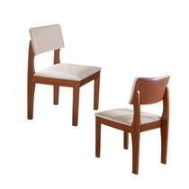 Cadeiras para Mesa de Jantar Estofada - Turim - LJ Móveis