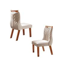 Cadeiras para Mesa de Jantar Estofada - Veneza - LJ Móveis