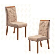 Cadeiras para Mesa de Jantar Estofada - Zurique - Art Salas