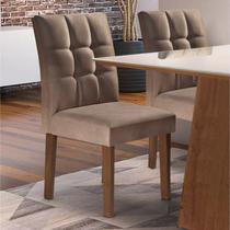 Cadeiras para Mesa de Jantar Estofadas - Hobby - Cel Móveis