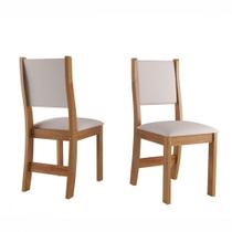 Cadeiras Sol 2 Unidades Mel Tecido Linho Amendoa Viero Cadeiras Sol 2 Unidades Mel Tecido Linho Amendoa Viero