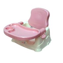 Cadeirinha alimentação portáil baby booster rosa dobravel