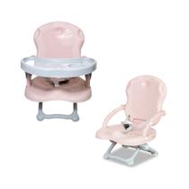 Cadeirinha Assento Booster Bebê Cadeira de Refeição Alimentacão 6 a 36 Meses Até 15 Kg Ajuste Altura De Mesa Dobravel Compacta Com Bandeja