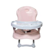 Cadeirinha Assento Booster Bebê Cadeira de Refeição Alimentacão 6 a 36 Meses Até 15 Kg Ajuste Altura De Mesa Dobravel Compacta Com Bandeja - Baby Style
