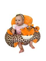 Cadeirinha assento infantil de pelúcia safari Girafa - Bicho pelúcia