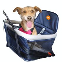 Cadeirinha Assento Pet Segura e Confortável para Viagens Ideal para Cães e Gatos até 15kg - 4 Cores