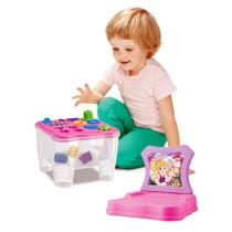 Cadeirinha Atividades Brinquedo Educativo Menina - Samba toys