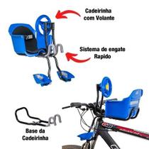Cadeirinha Bicicleta Frontal Flexbike Dianteira Volante