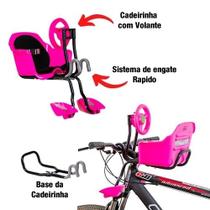 Cadeirinha Bicicleta Frontal Flexbike Dianteira Volante