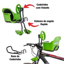 Cadeirinha Bicicleta Frontal Flexbike Dianteira Volante