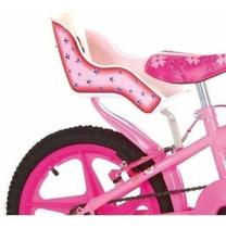 Cadeirinha Bike Para Boneca Branca E Rosa Para Bicicleta - ISAPA
