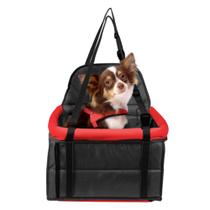 Cadeirinha Bolsa Transporte Pet Carro (Raças Pequeno Porte) Cadeira Viagem Segurança Cachorro/Gato