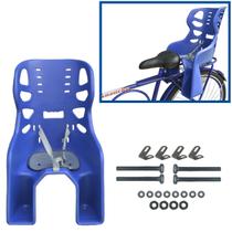 Cadeirinha Crianca Traseira Bagageiro Carona Bike Azul