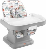 Cadeirinha De Alimentação Portátil Diversão Nas Nuvens Fisher Price - 3 Estágios - Bandeja Dupla - Mattel - GPN11