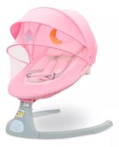 Cadeirinha De Balanço Bebê Automatica Bliss Rosa Baby Style