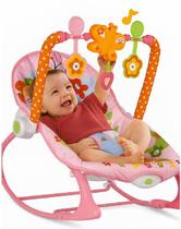 Cadeirinha de Bebê Balanço Infantil 2 em 1 com Vibração e Música Para Bebês e Crianças até 18kg - ROSA Cadeirinha de Bebê Balanço Infantil 2 em 1 com Vibração e Música Para Bebês e Crianças até 18kg - ROSA