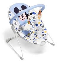 Cadeirinha De Bebê Descanso Infantil Azul Mickey Softy Vibratória Musical - Multikids