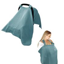 Cadeirinha de bebê e capa de enfermagem Hooyax Blue 91x119 cm